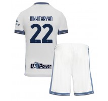 Inter Milan Henrikh Mkhitaryan #22 Koszulka Wyjazdowa dzieci 2024-25 Krótki Rękaw (+ krótkie spodenki)